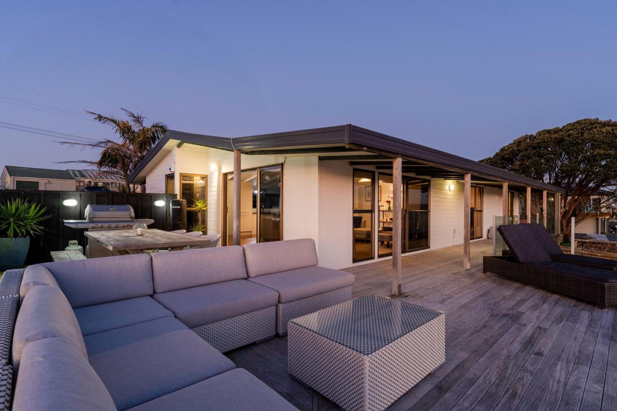 Pukehina Estuary Sunset Views Holiday Home Eksteriør bilde