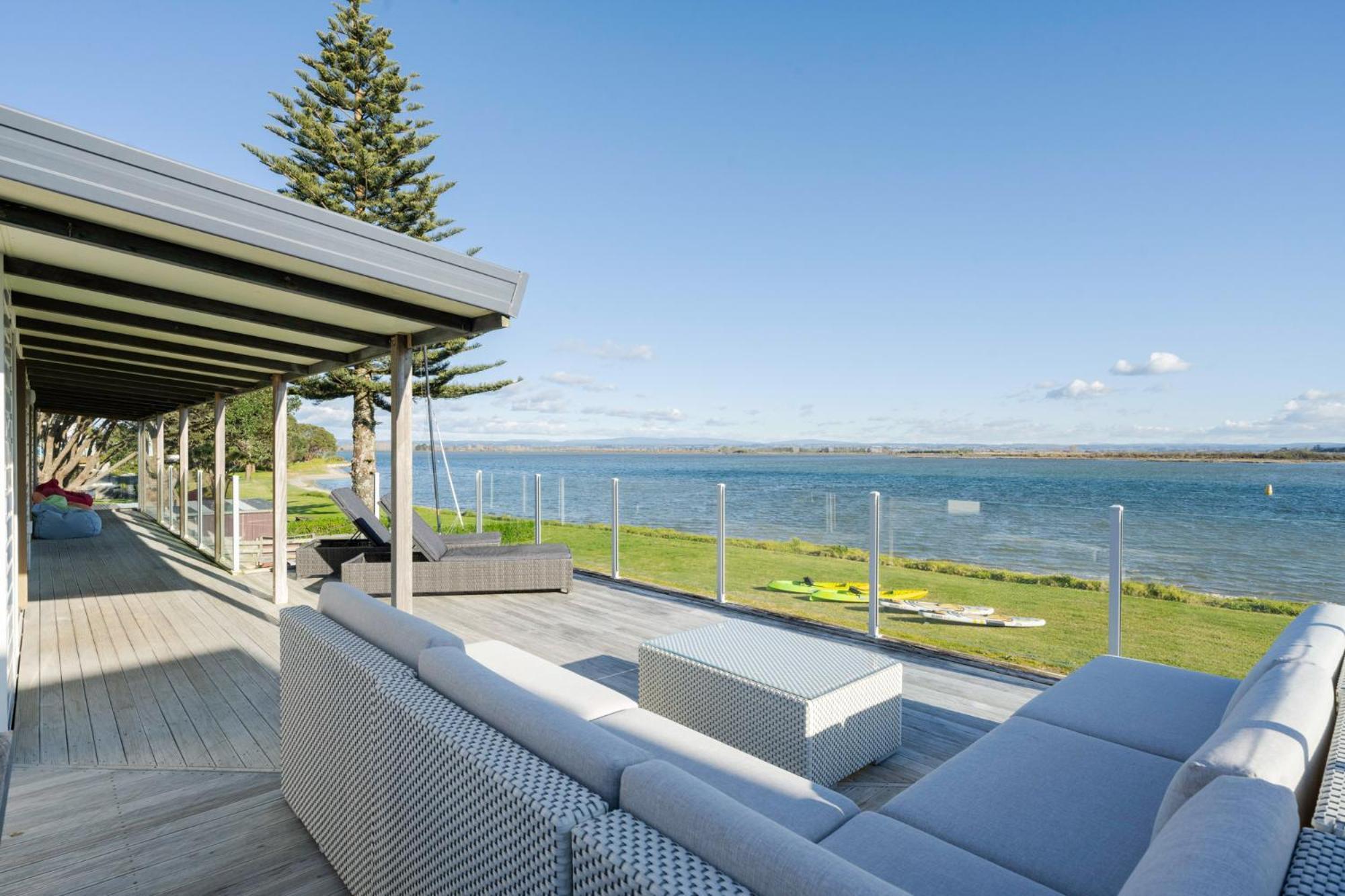 Pukehina Estuary Sunset Views Holiday Home Eksteriør bilde